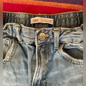 Zara Blue Denim Trousers